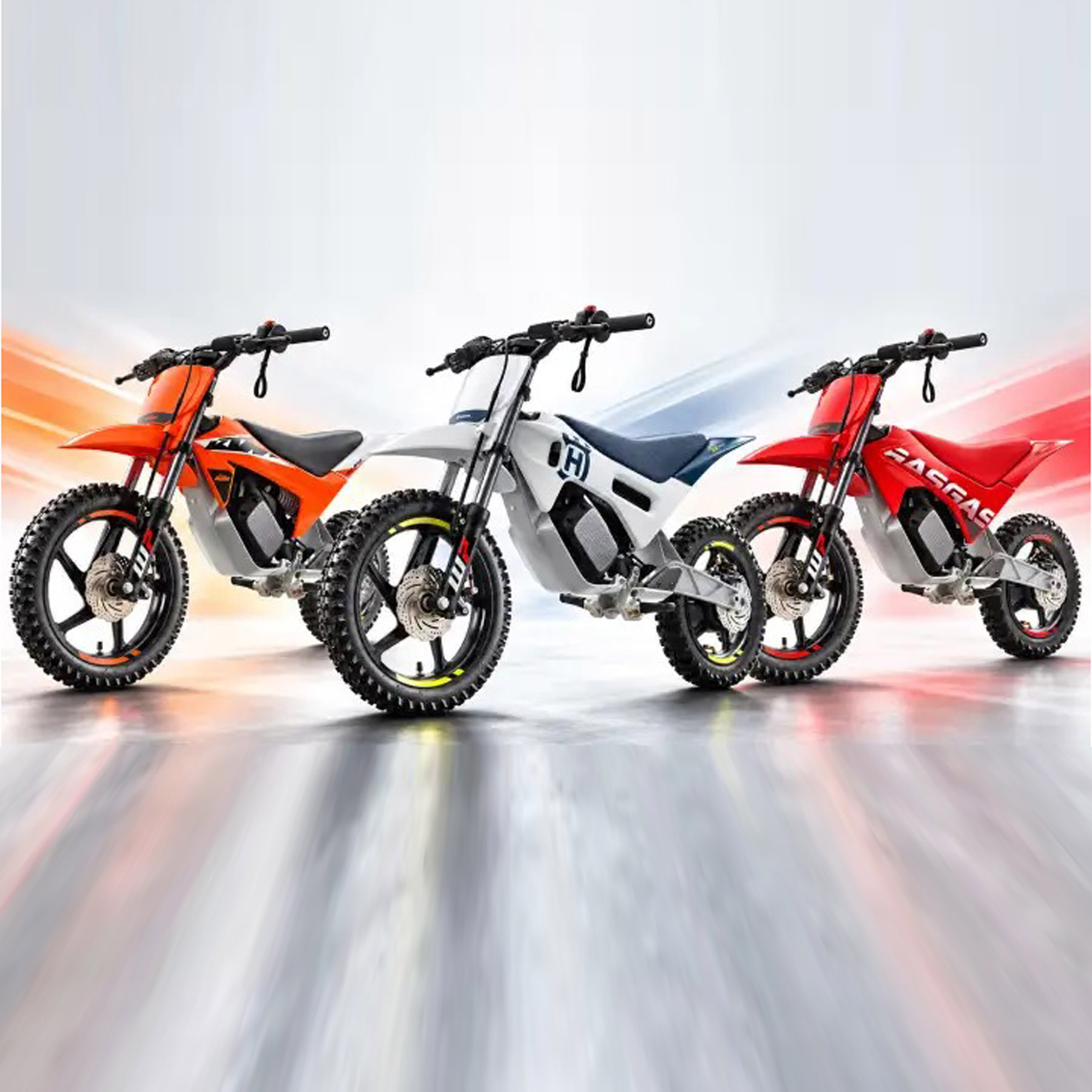 KTM SX-E 2.12, Husqvarna EE 2.12 und GASGAS MC-E 2.12